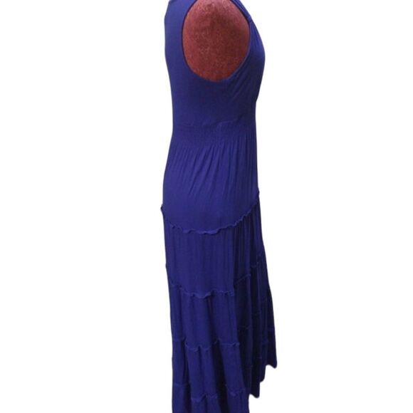 Spense Purple tiered maxi dress XL - Picture 4 of 7